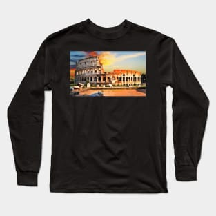 Colosseum at sunset Long Sleeve T-Shirt